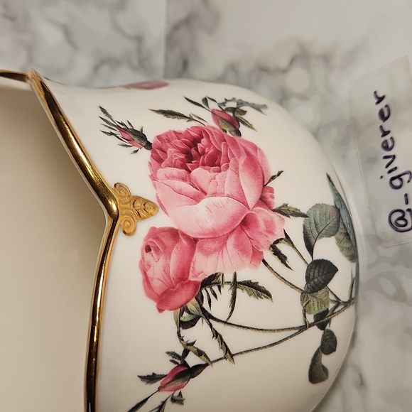 Excellent GOEBEL Smithsonian Collection Roses Vase - Picture 6 of 11